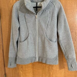 Gray Zip-Up Jacket